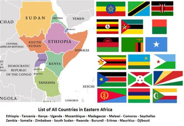 East African Countries: List of Countries in East Africa