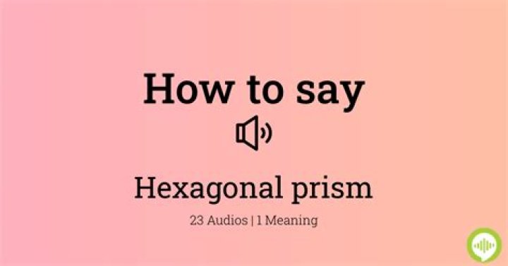 How to pronounce hexagonal